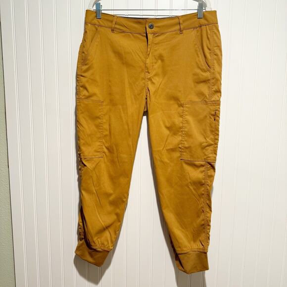 Prana Sky Canyon Jogger Pants Gold Size 14 - Picture 2 of 7